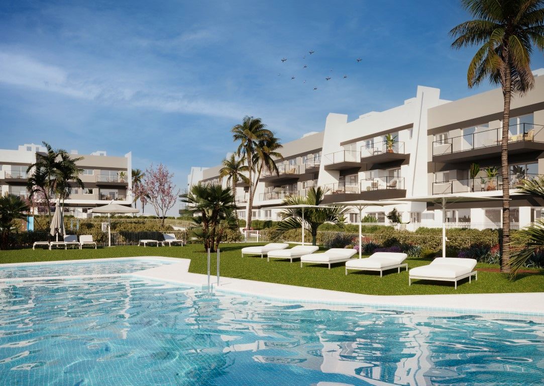 Vista exterior de Apartament en venda en Santa Pola amb Piscina