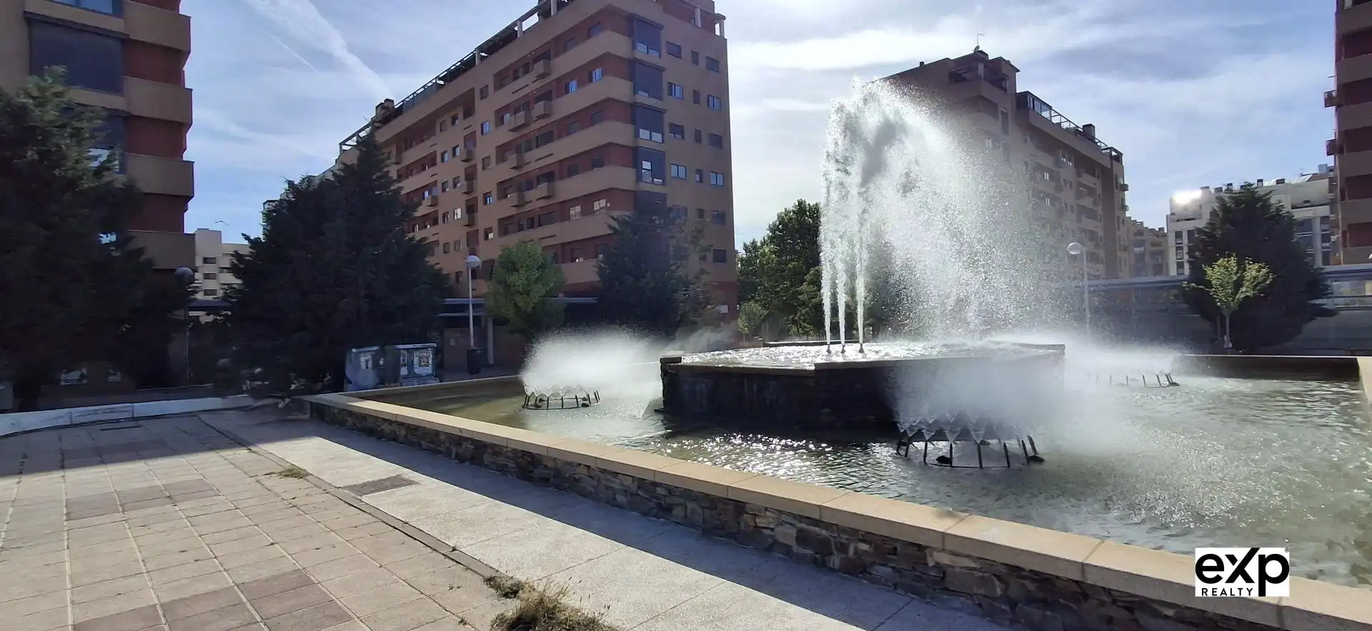 Exterior view of Apartments for rent in Madrid  with Air Conditioner, Heating and Private garden