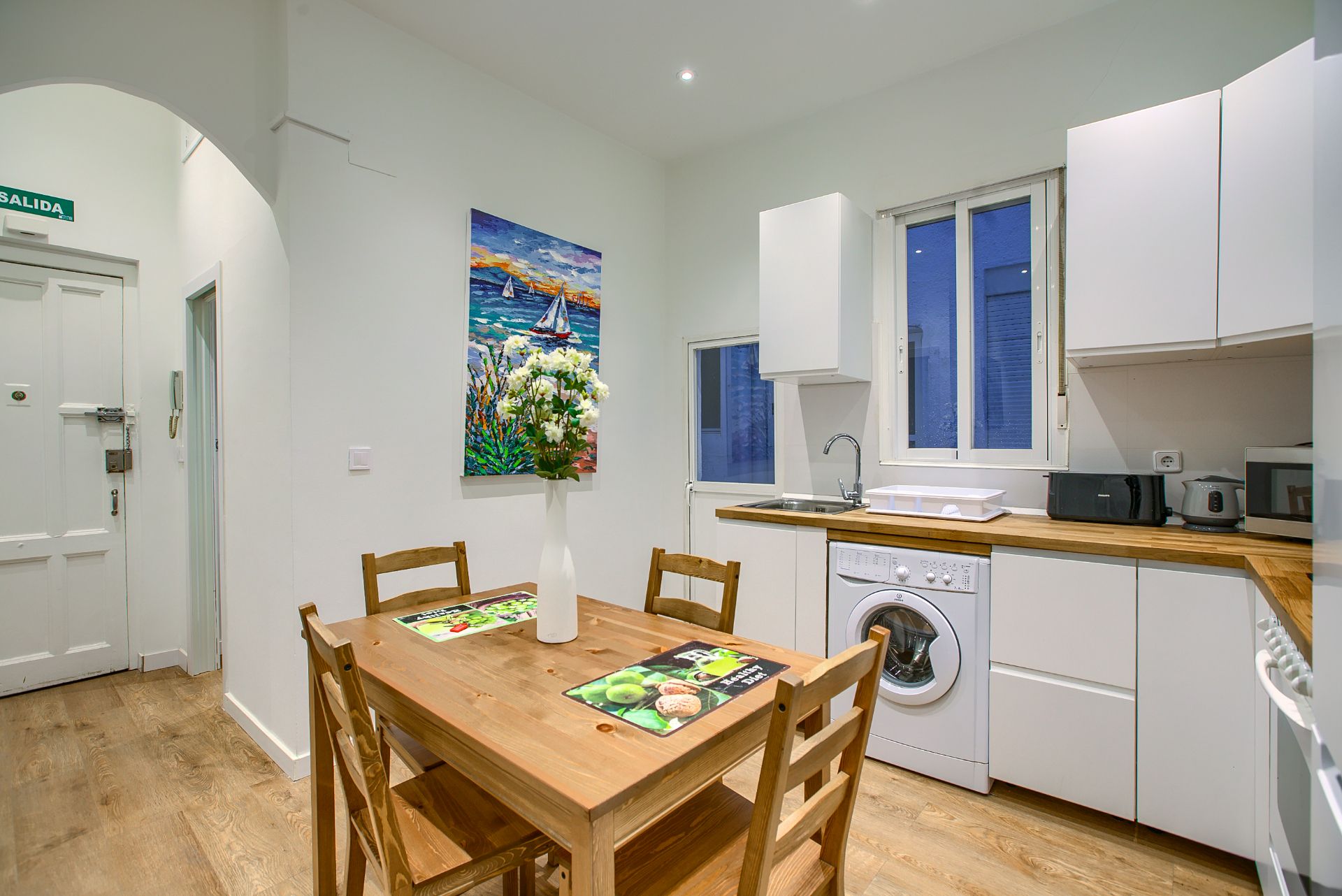 Cuina de Apartament en venda en  Madrid Capital amb Aire condicionat, Calefacció i Parquet