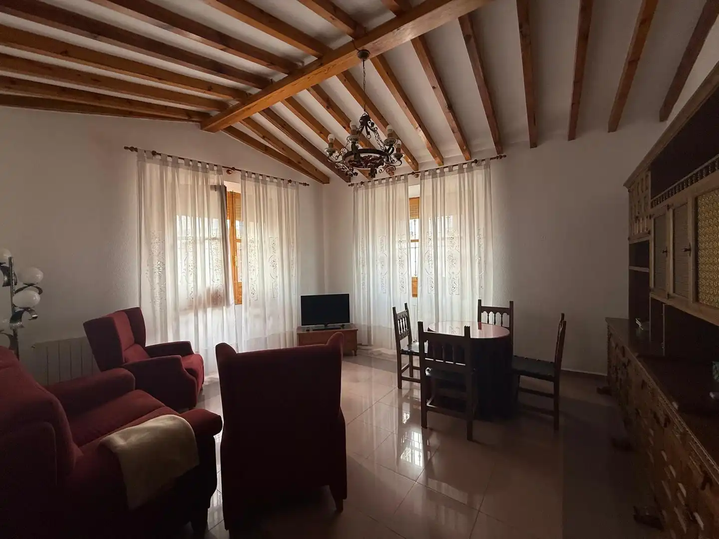 Wohnzimmer von Haus oder Chalet zum Verkauf in Villanueva de los Infantes (Ciudad Real) mit Heizung, Abstellraum und Möbliert