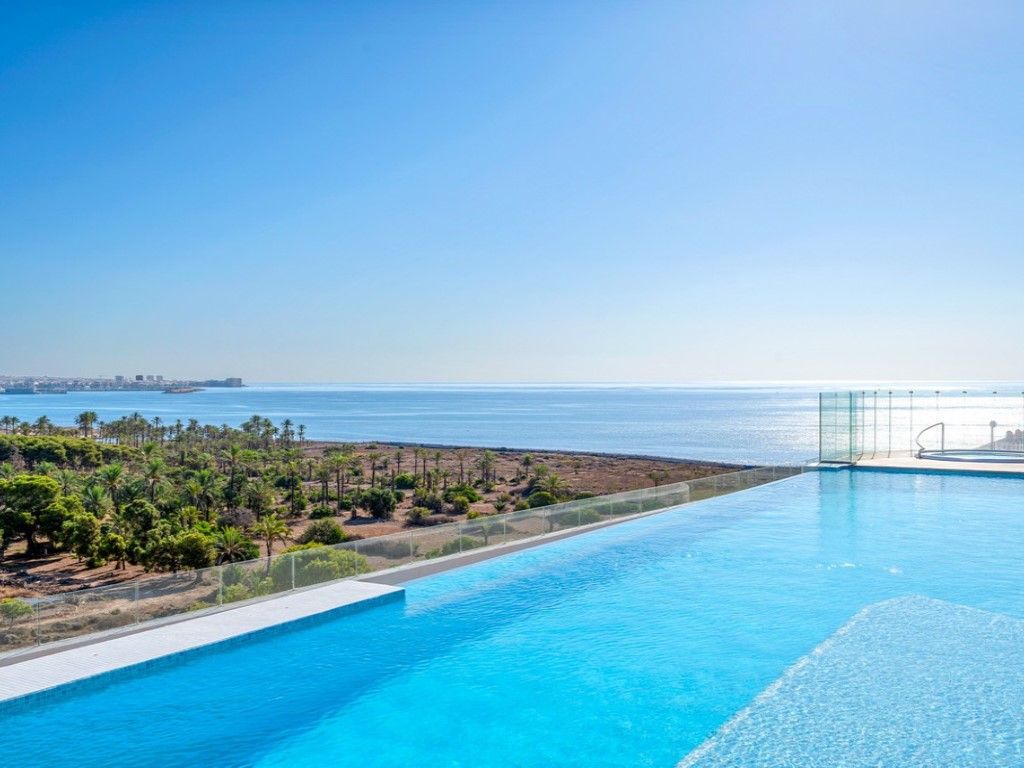 Piscina de Apartament en venda en Torrevieja amb Aire condicionat, Calefacció i Moblat