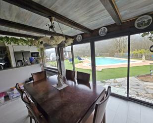 Menjador de Casa o xalet en venda en Muntanyola amb Jardí privat i Piscina