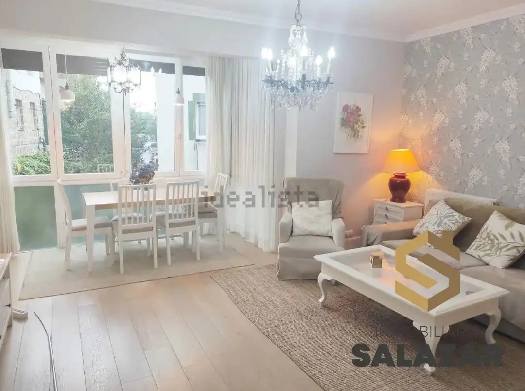 Garden of Flat for rent in Getxo   with Heating