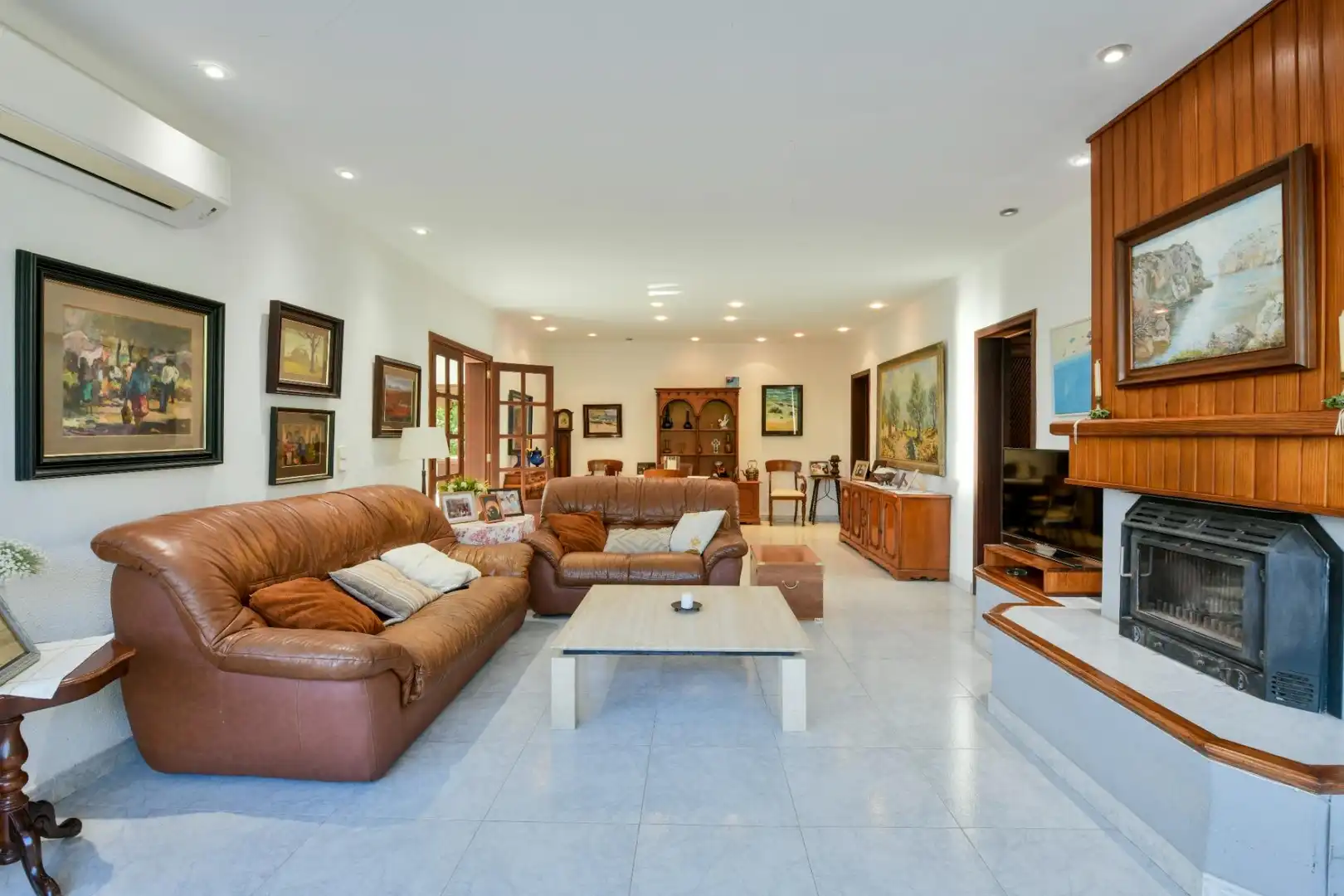 Sala de estar de Finca rústica en venta en Inca con Aire acondicionado, Jardín privado y Terraza