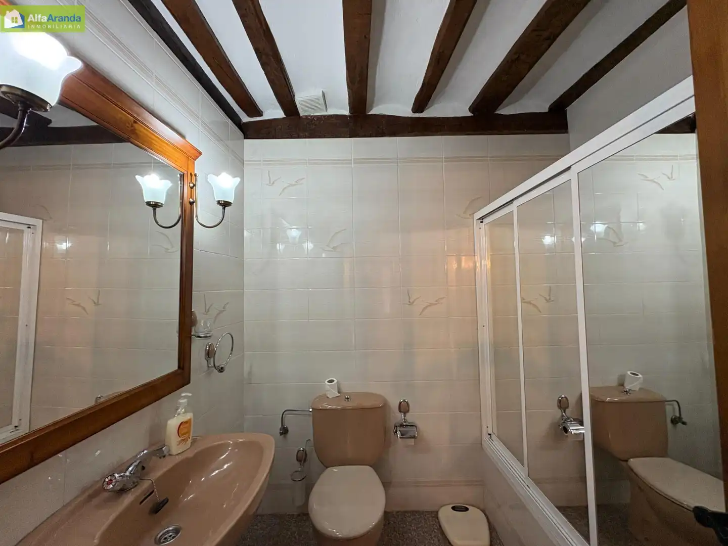 Baño de Finca rústica en venta en Peñaranda de Duero con Calefacción, Trastero y Amueblado