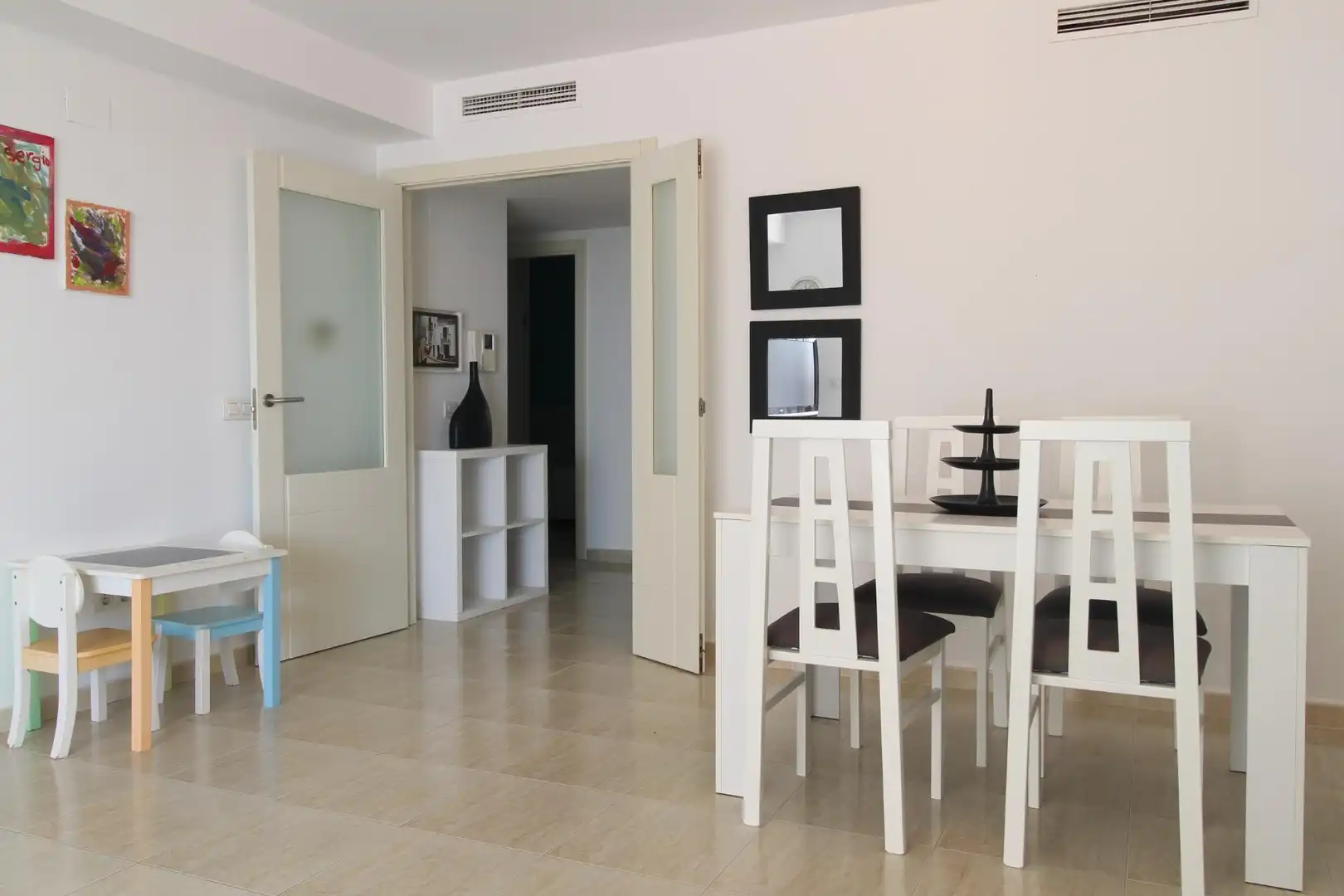 Comedor de Apartamento en venta en Cullera con Calefacción, Jardín privado y Terraza