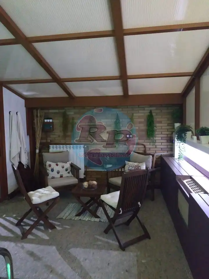 Terraza de Casa o chalet en venta en Sariegos con Calefacción, Jardín privado y Parquet