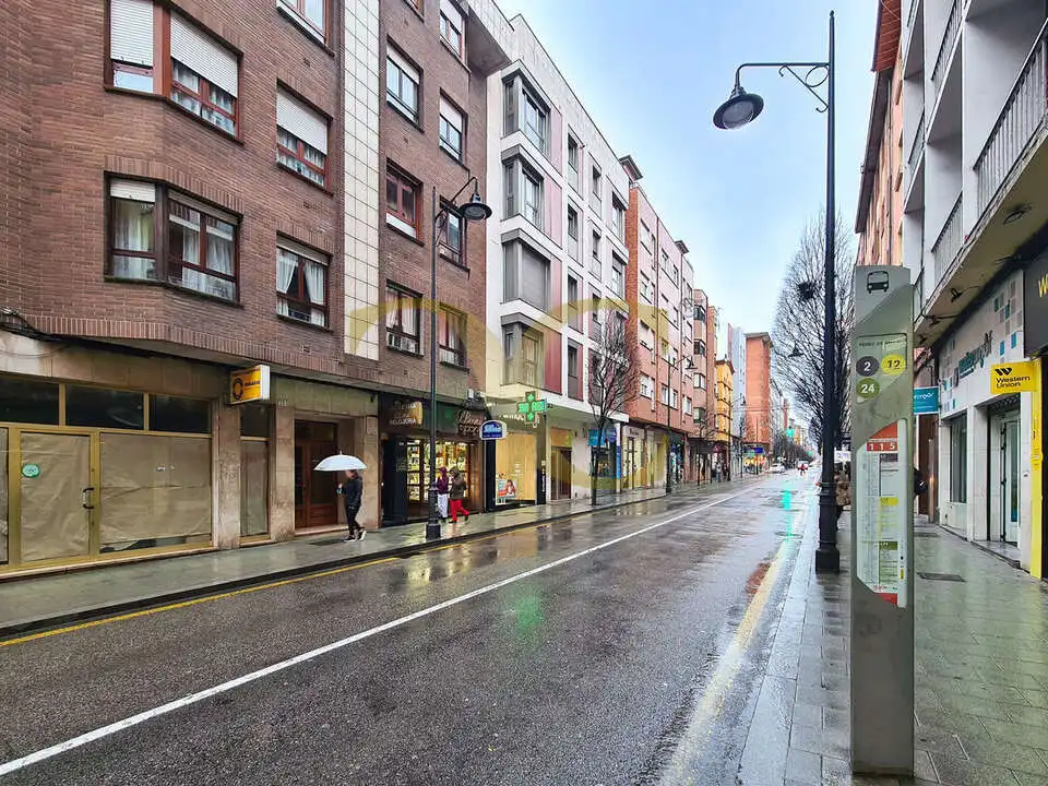 Exterior view of Flat for sale in Gijón   with Heating, Terrace and Furnished