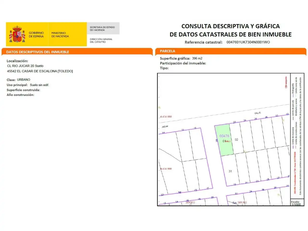 Terreno rústico en venta en Calle Río Júcar, imagen 6