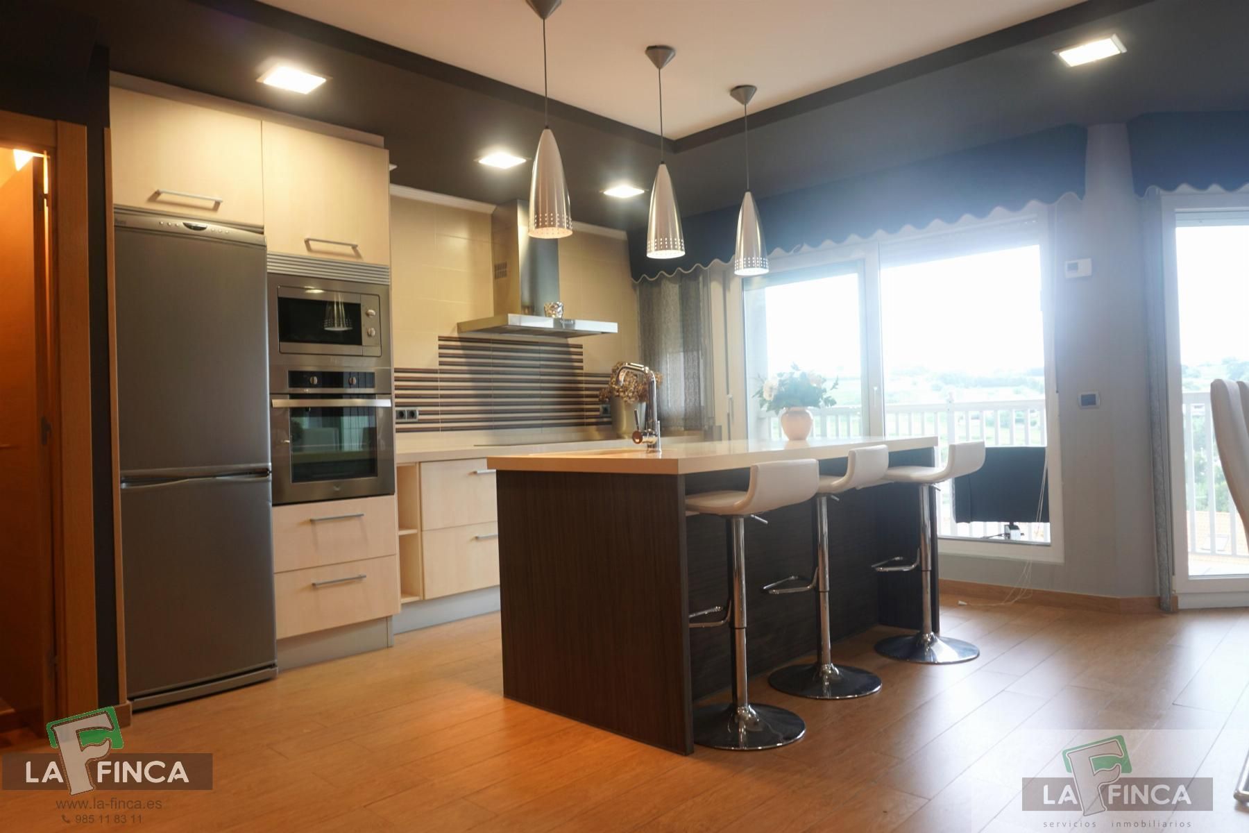 Cocina de Casa o chalet en venta en Castrillón con Calefacción, Terraza y Piscina