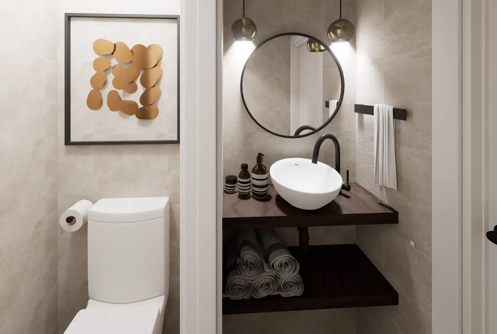 Baño de Casa adosada en venta en Vilafranca del Penedès con Aire acondicionado, Calefacción y Parquet