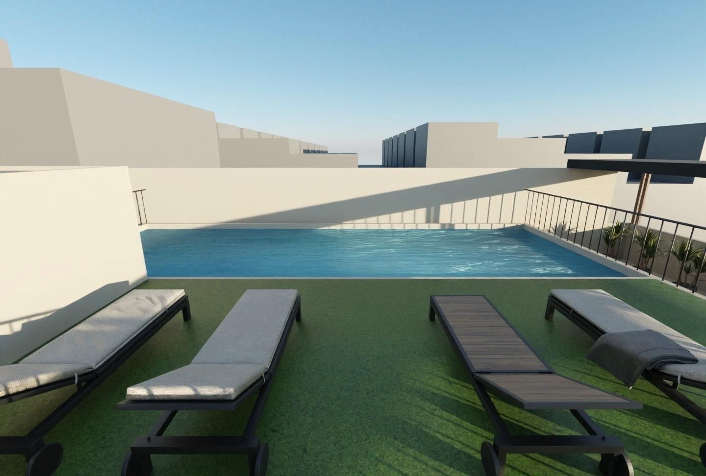 Swimming pool of Flat for sale in Elche / Elx  with Heating, Terrace and Storage room