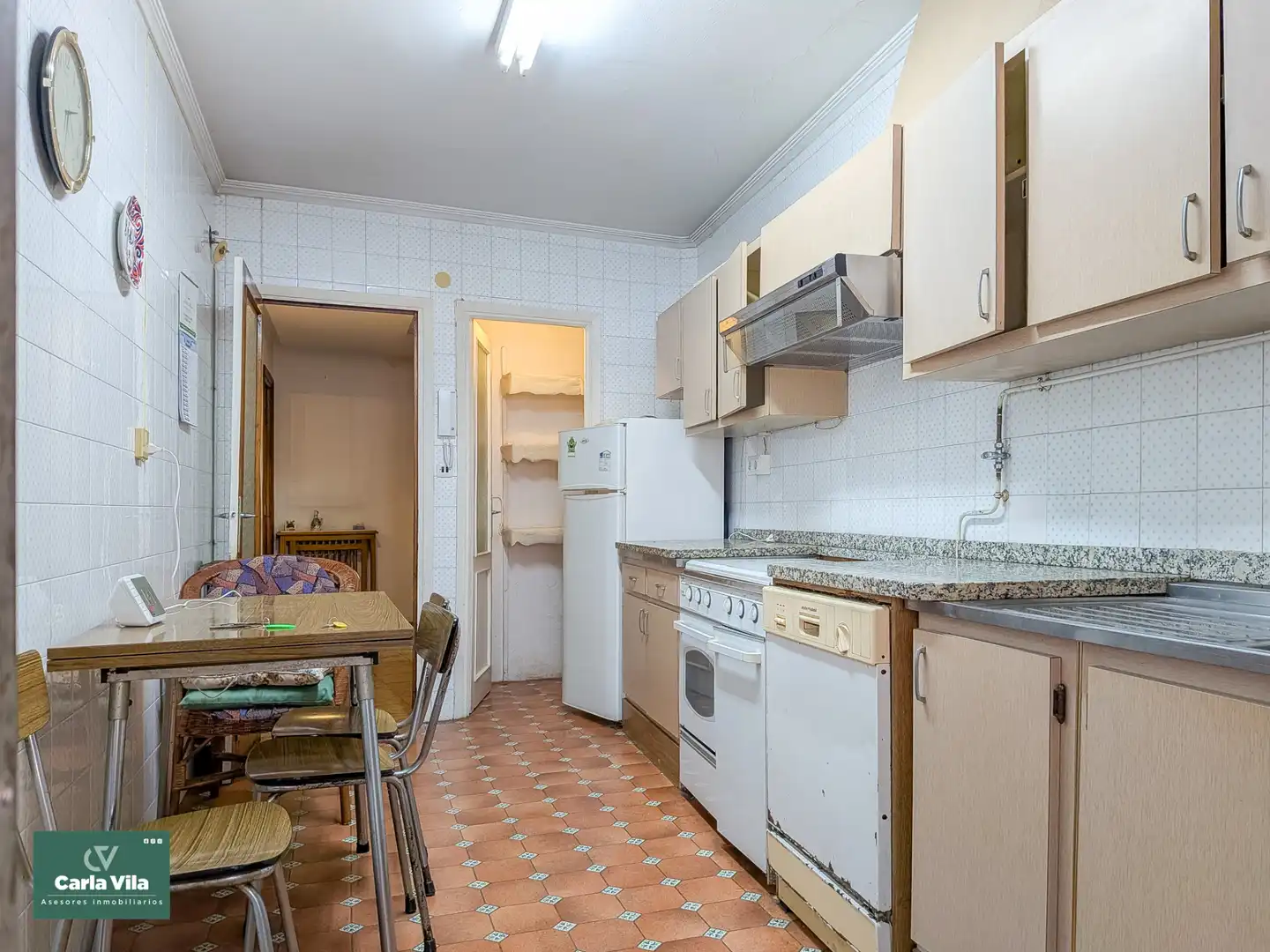 Küche von Wohnung zum Verkauf in Lugo mit Heizung, Parkett und Terrasse