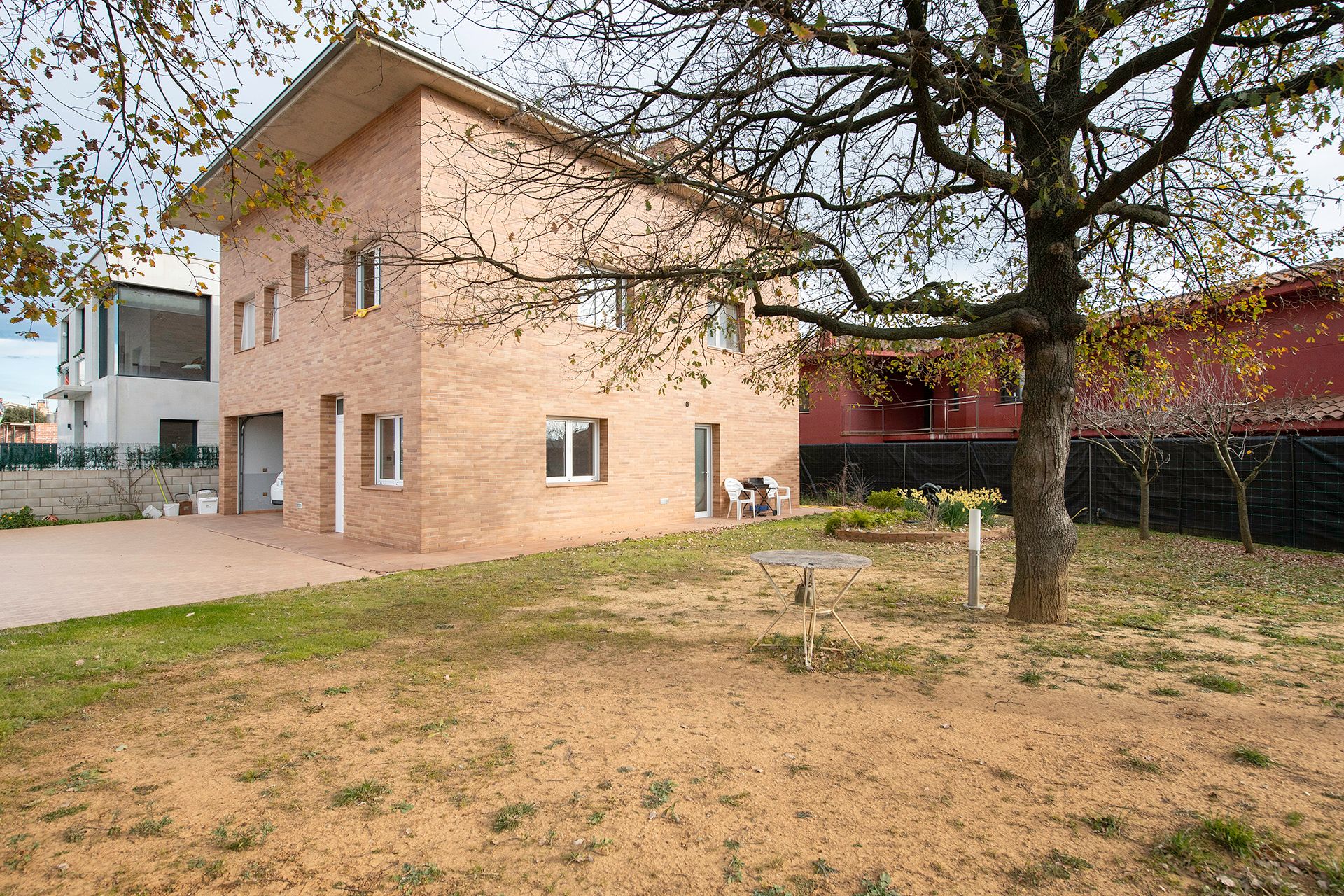 Vista exterior de Casa o xalet en venda en Fontcoberta amb Aire condicionat, Calefacció i Jardí privat