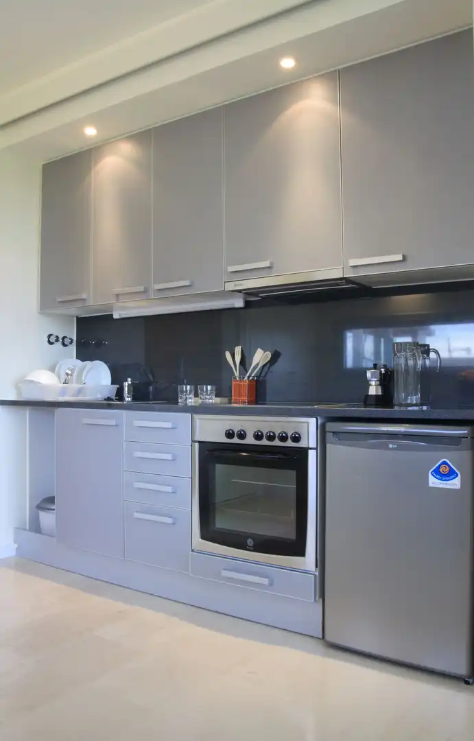 Kitchen of Apartments for rent in Girona  with Air Conditioner, Furnished and Oven