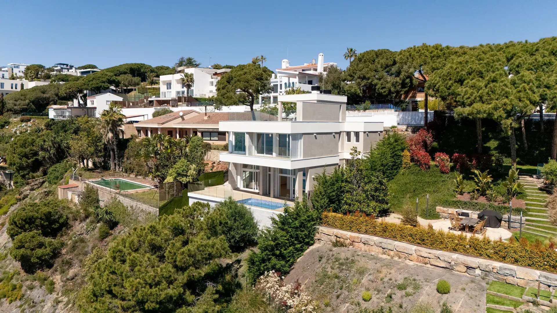 Vista exterior de Casa o chalet en venta en Arenys de Mar con Aire acondicionado, Calefacción y Terraza