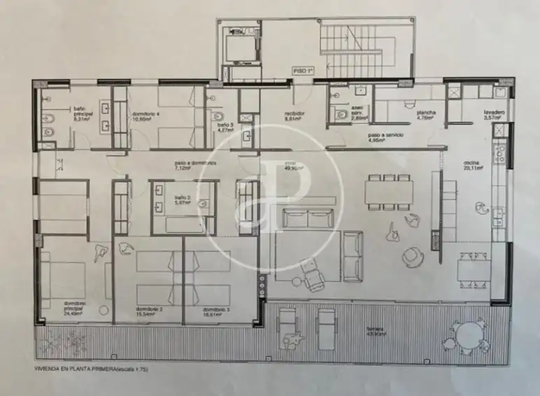 Flat for sale in Sant Cugat del Vallès  with Air Conditioner, Heating and Private garden