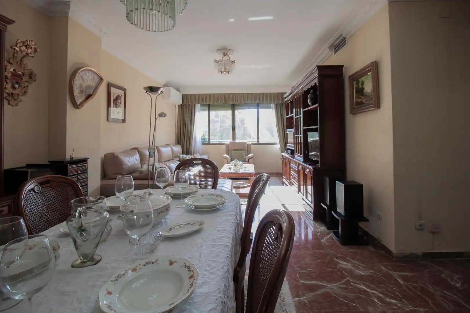 Dining room of Flat for sale in Sevilla  with Air Conditioner, Heating and Community pool