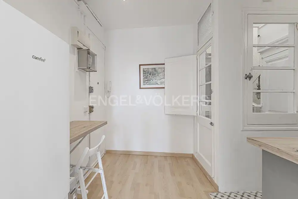 Terrasse von Wohnung zur Miete in Barcelona mit Heizung, Parkett und Möbliert