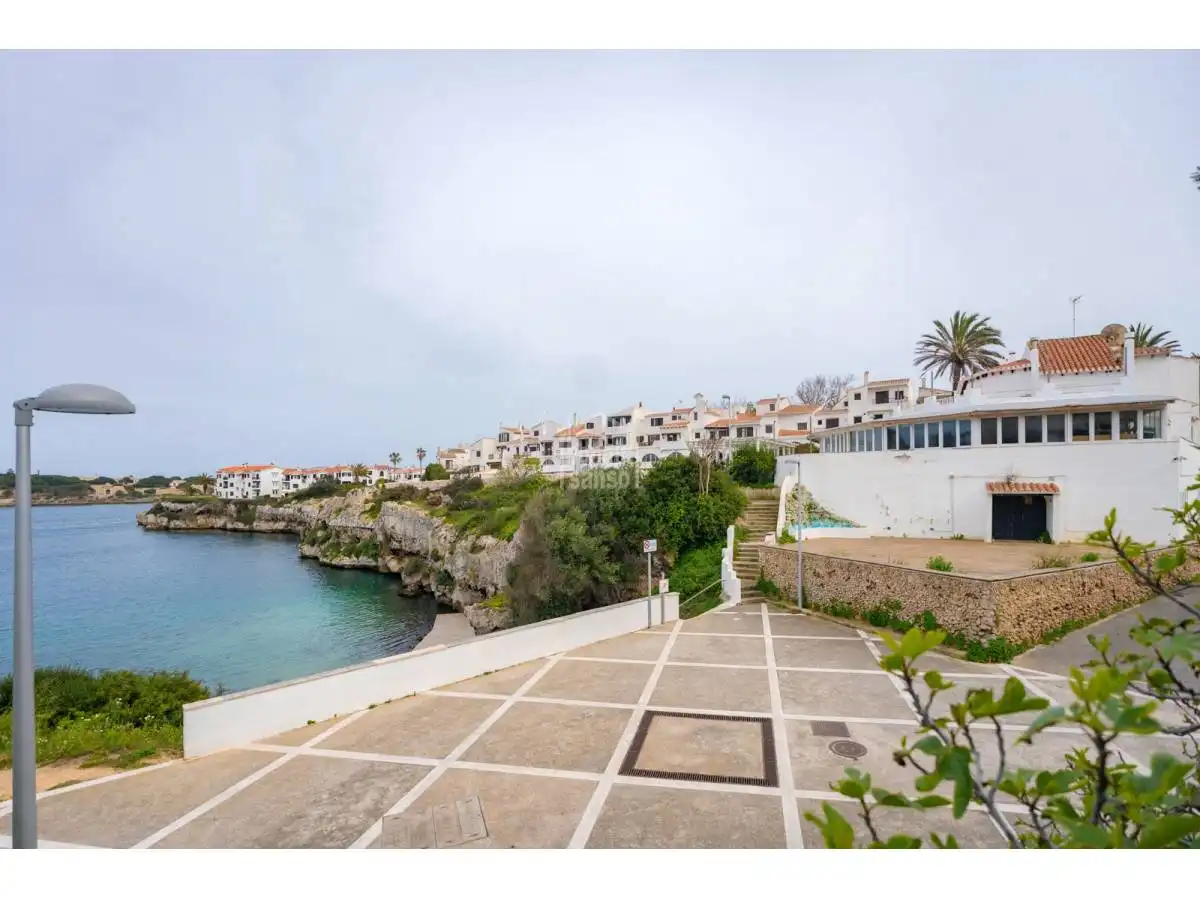 Exterior view of Apartments for sale in Es Castell  with Terrace and Furnished