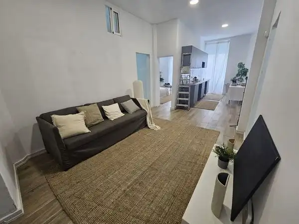 Sala de estar de Piso en venta en Las Palmas de Gran Canaria con Amueblado