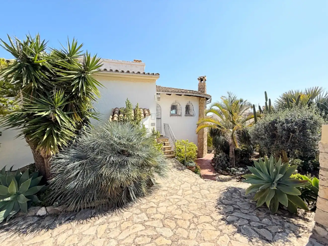 Garden of Houses for sale in Calpe / Calp  with Terrace