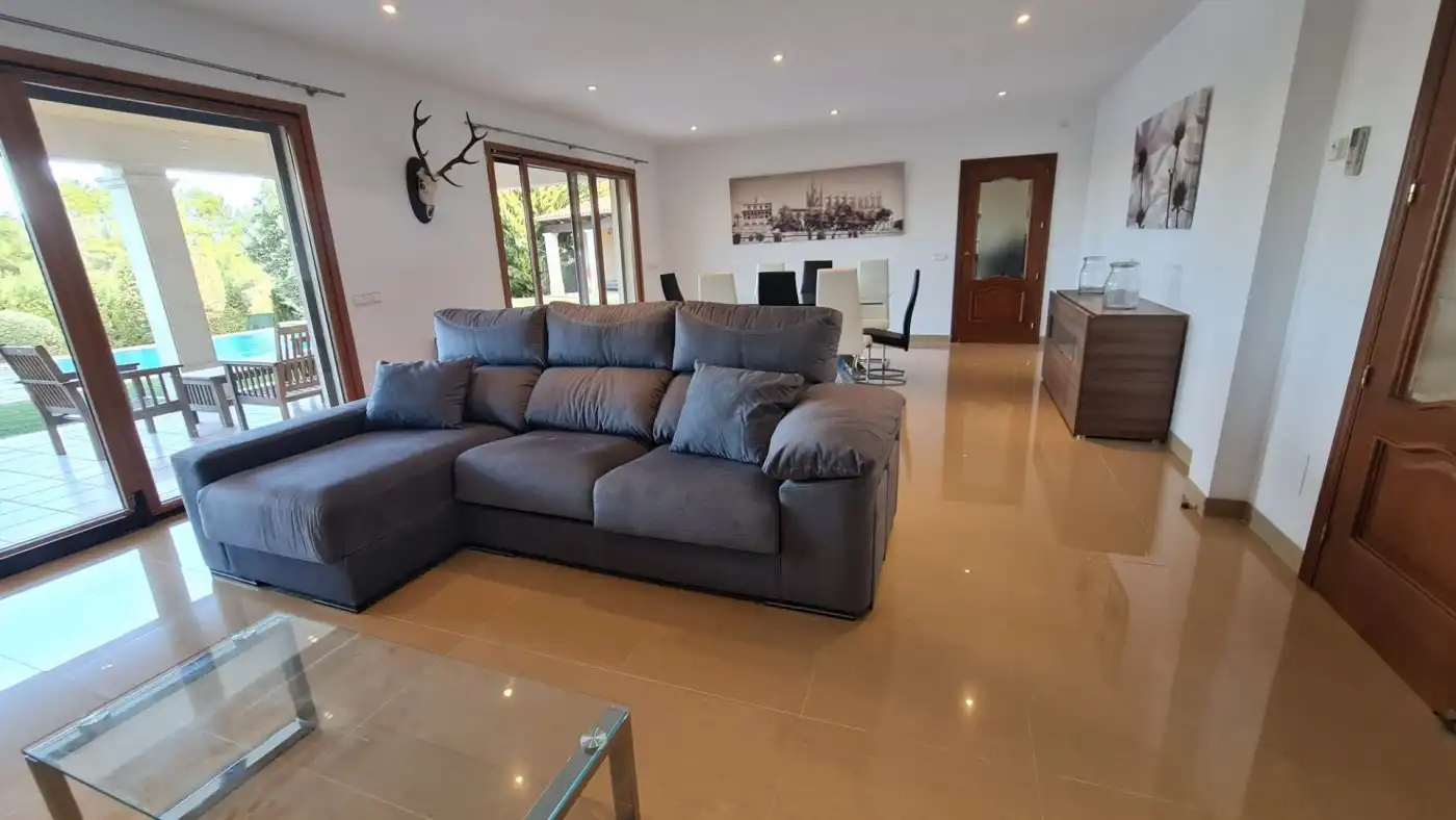 Living room of Houses for sale in Calvià  with Heating, Private garden and Terrace