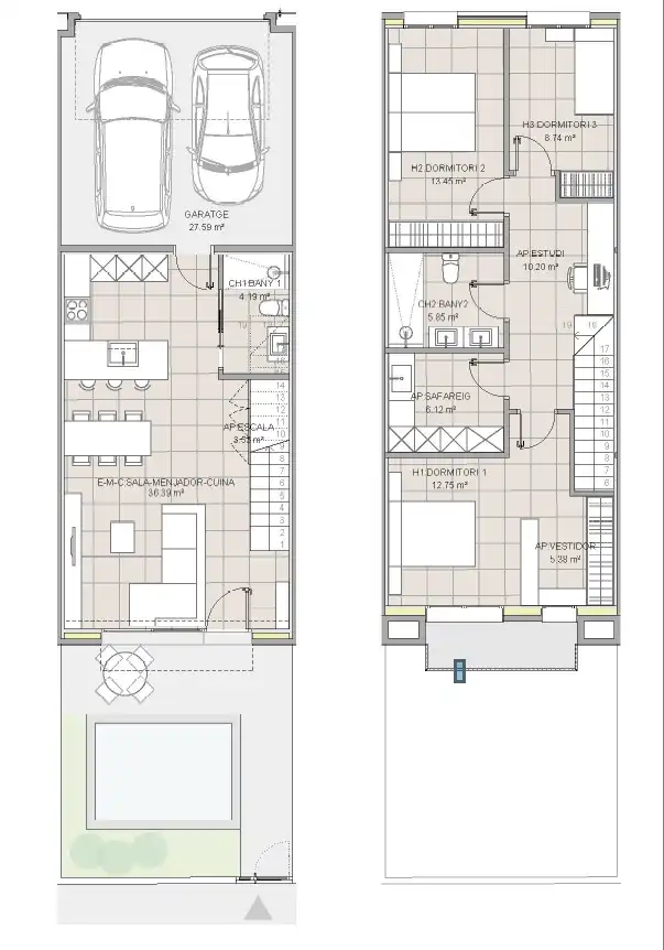 Casa adosada en venta en Torelló con Calefacción, Jardín privado y Parquet