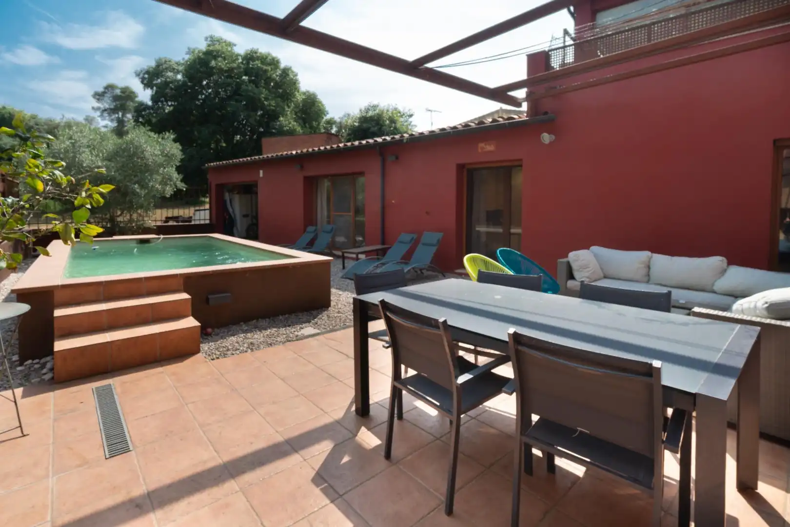 Terrassa de Casa o xalet en venda en Forallac amb Calefacció, Jardí privat i Terrassa