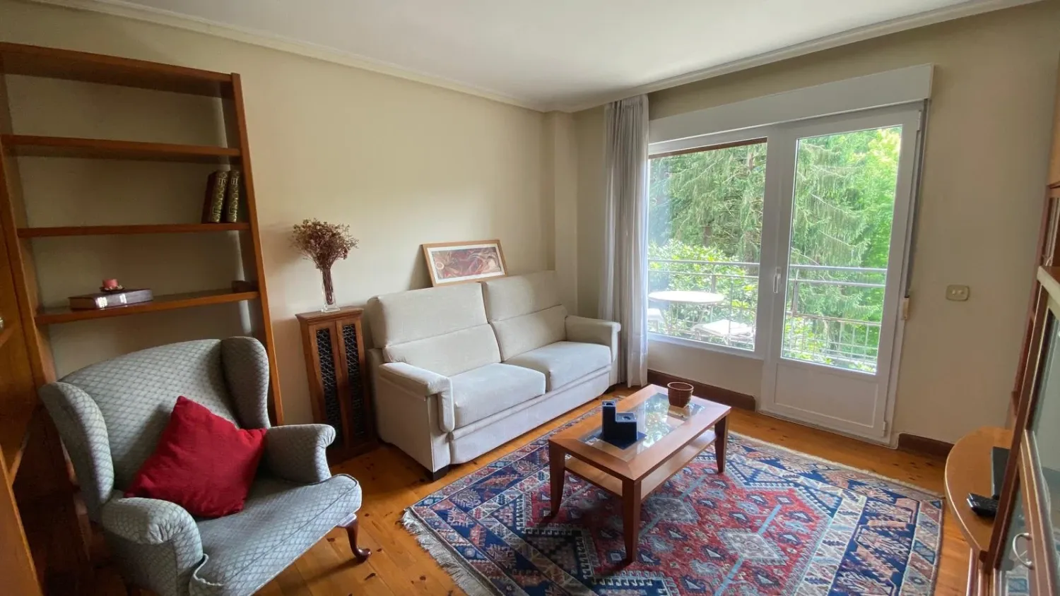 Sala de estar de Piso de alquiler en Donostia - San Sebastián  con Calefacción, Terraza y Horno