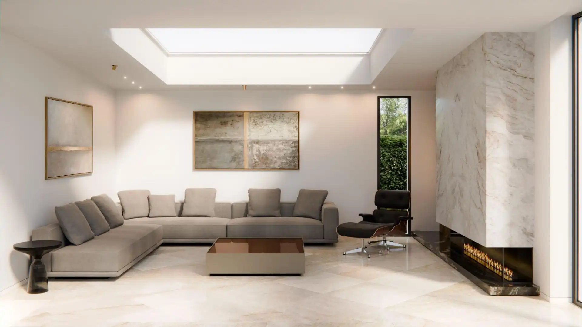 Sala de estar de Casa o chalet en venta en Calvià con Aire acondicionado, Calefacción y Jardín privado