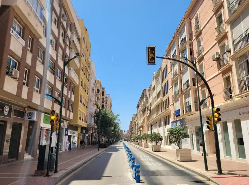 Außenansicht von Dachboden zum Verkauf in Málaga mit Klimaanlage, Heizung und Terrasse