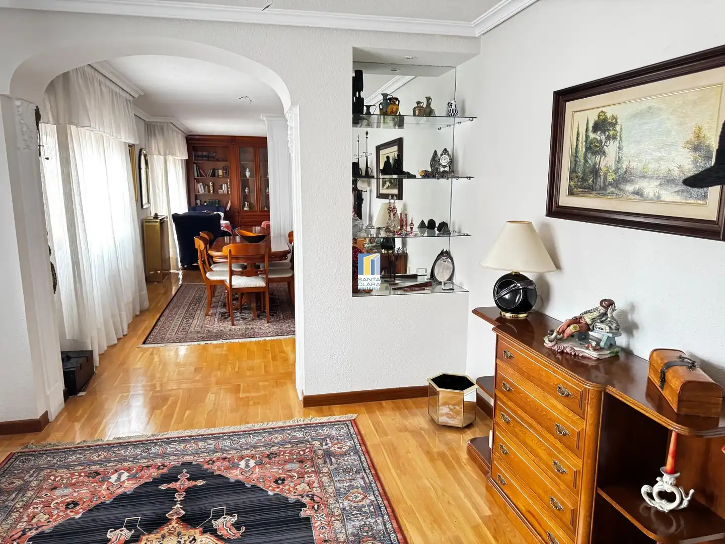Esszimmer von Dachboden zum Verkauf in Zamora Capital  mit Heizung, Parkett und Terrasse