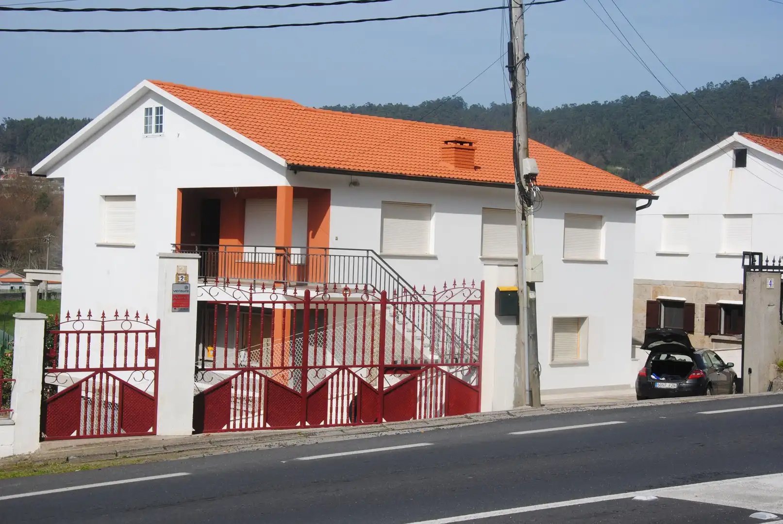 Exterior view of Houses for rent in Sanxenxo  with Private garden, Parquet flooring and Terrace