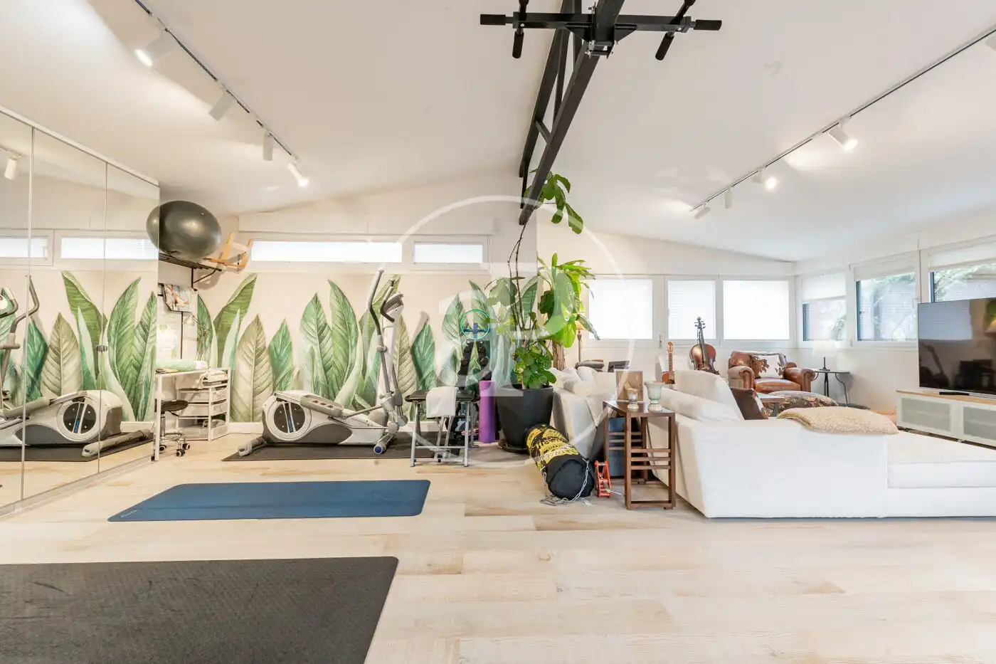 Wohnzimmer von Haus oder Chalet zum Verkauf in Madrid mit Klimaanlage, Heizung und Privatgarten