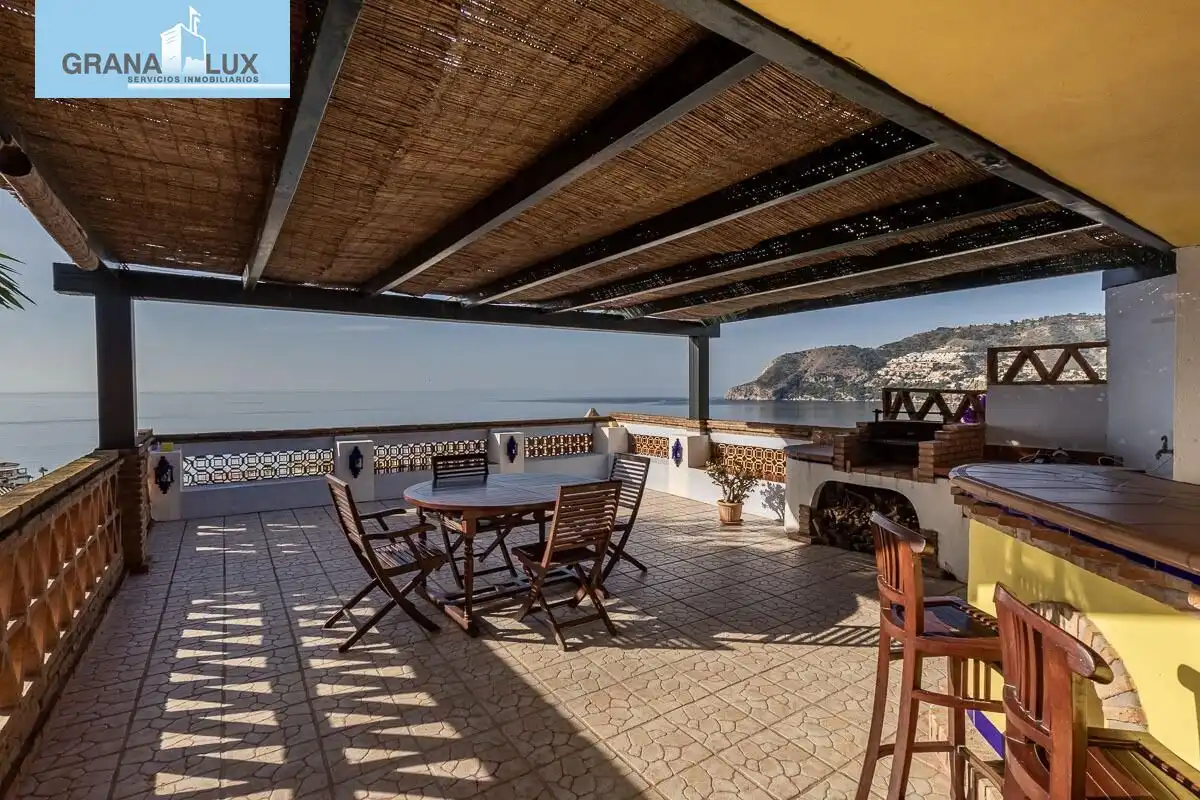 Terrace of Houses for sale in Almuñécar  with Air Conditioner, Heating and Private garden