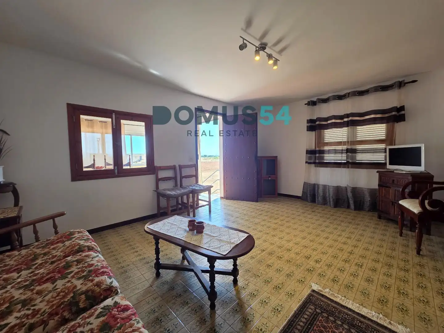 Wohnzimmer von Country house zur Miete in Sa Pobla mit Terrasse und Möbliert