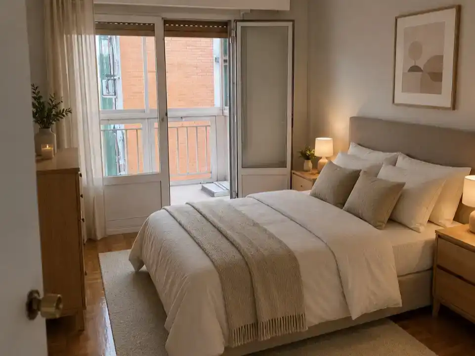 Dormitori de Àtic en venda en  Madrid Capital amb Aire condicionat i Balcó