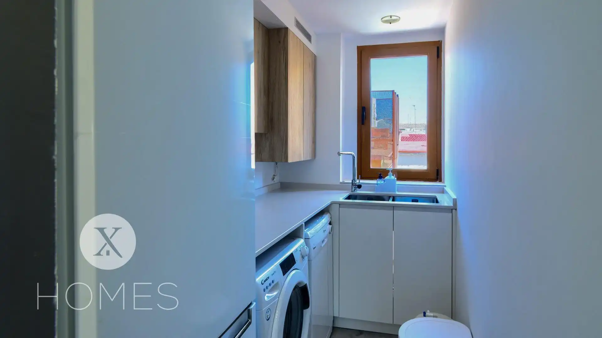Küche von Maisonette zur Miete in Valencia mit Klimaanlage, Heizung und Möbliert