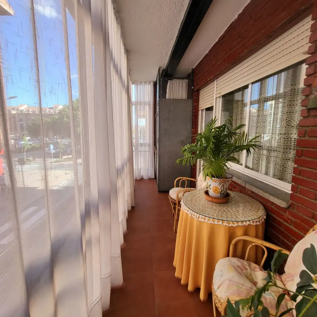 Terraza de Piso de alquiler en Ávila con Calefacción, Terraza y Amueblado