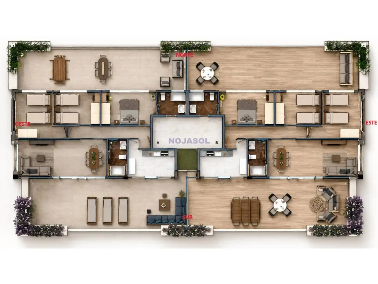Apartments for sale in Argoños   with Heating, Private garden and Terrace