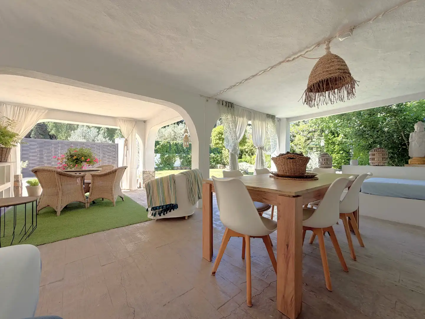 Terrassa de Casa o xalet en venda en Náquera amb Aire condicionat, Jardí privat i Terrassa