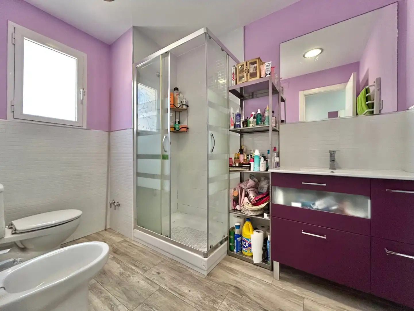 Badezimmer von Einfamilien-Reihenhaus zum Verkauf in Málaga mit Klimaanlage, Terrasse und Abstellraum