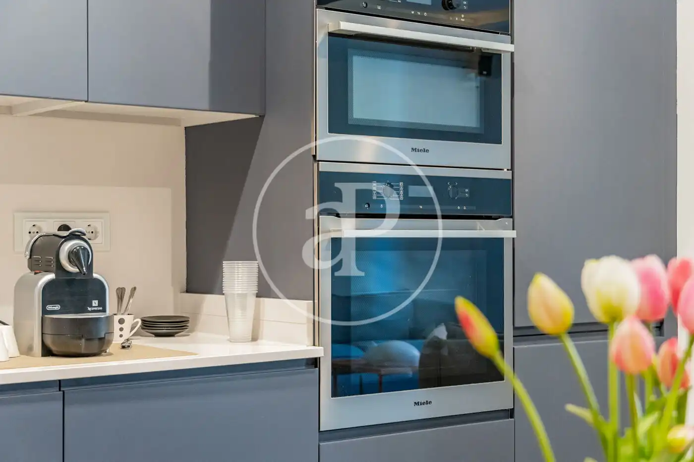 Kitchen of Flat for sale in Madrid  with Air Conditioner, Heating and Balcony