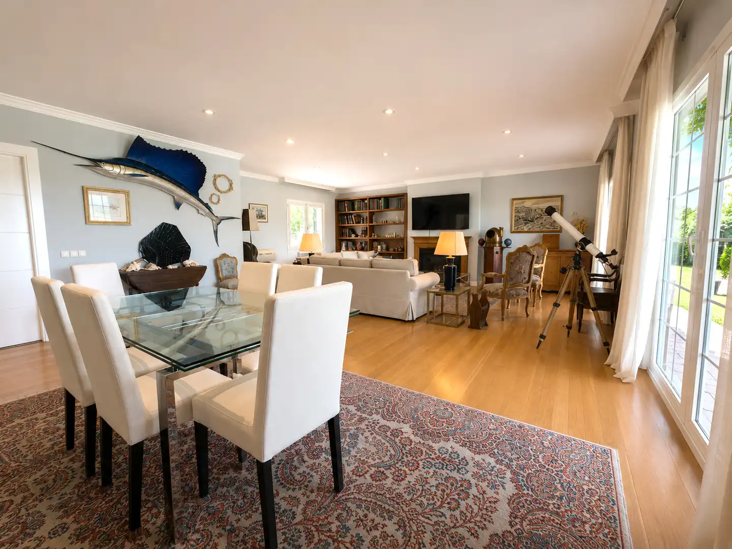Sala de estar de Casa o chalet de alquiler con opción a compra en Ciudalcampo con Aire acondicionado, Calefacción y Jardín privado