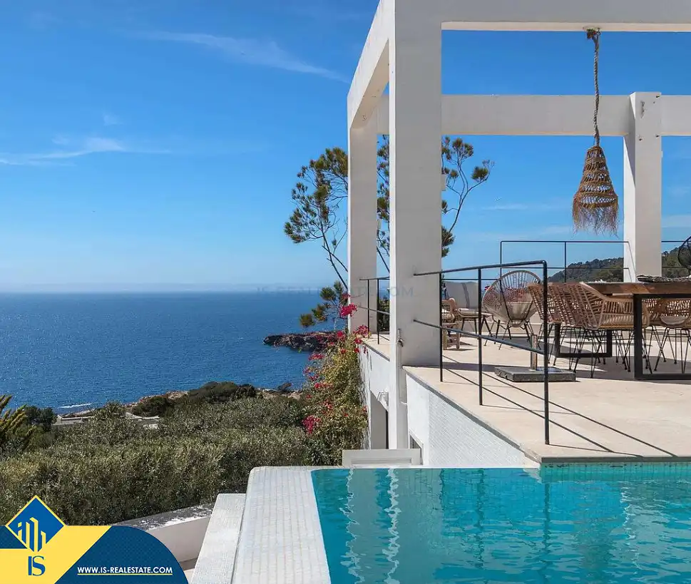Terrassa de Casa o xalet en venda en Santa Eulària des Riu amb Terrassa, Piscina i Moblat