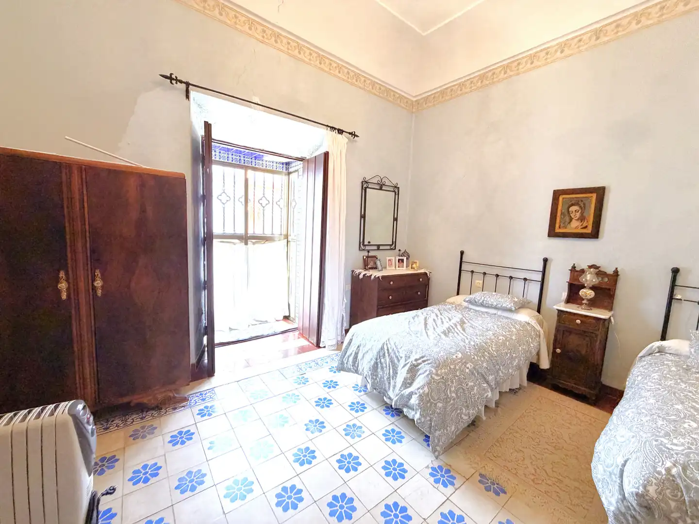 Dormitori de Casa adosada en venda en Zafra amb Aire condicionat i Balcó