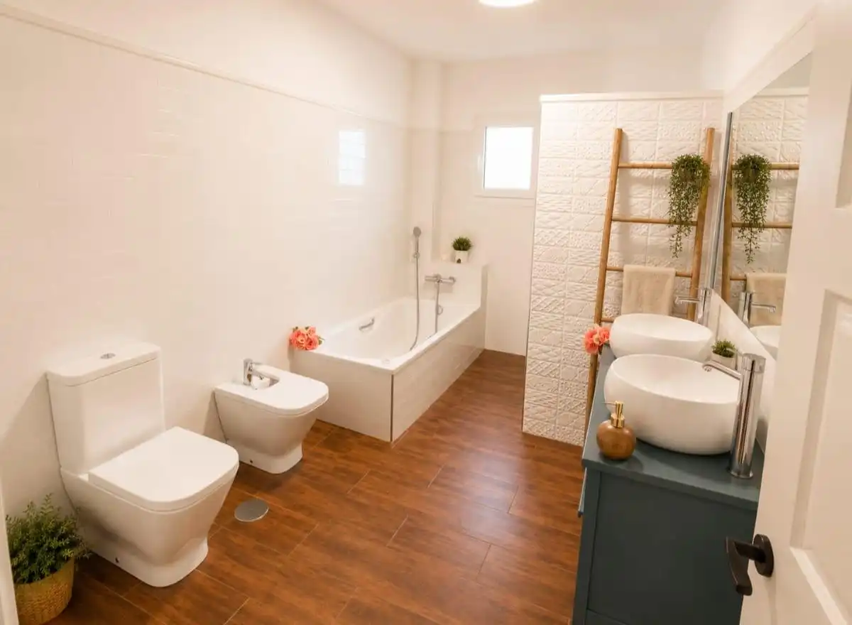Baño de Casa o chalet en venta en Tolox con Aire acondicionado, Jardín privado y Terraza