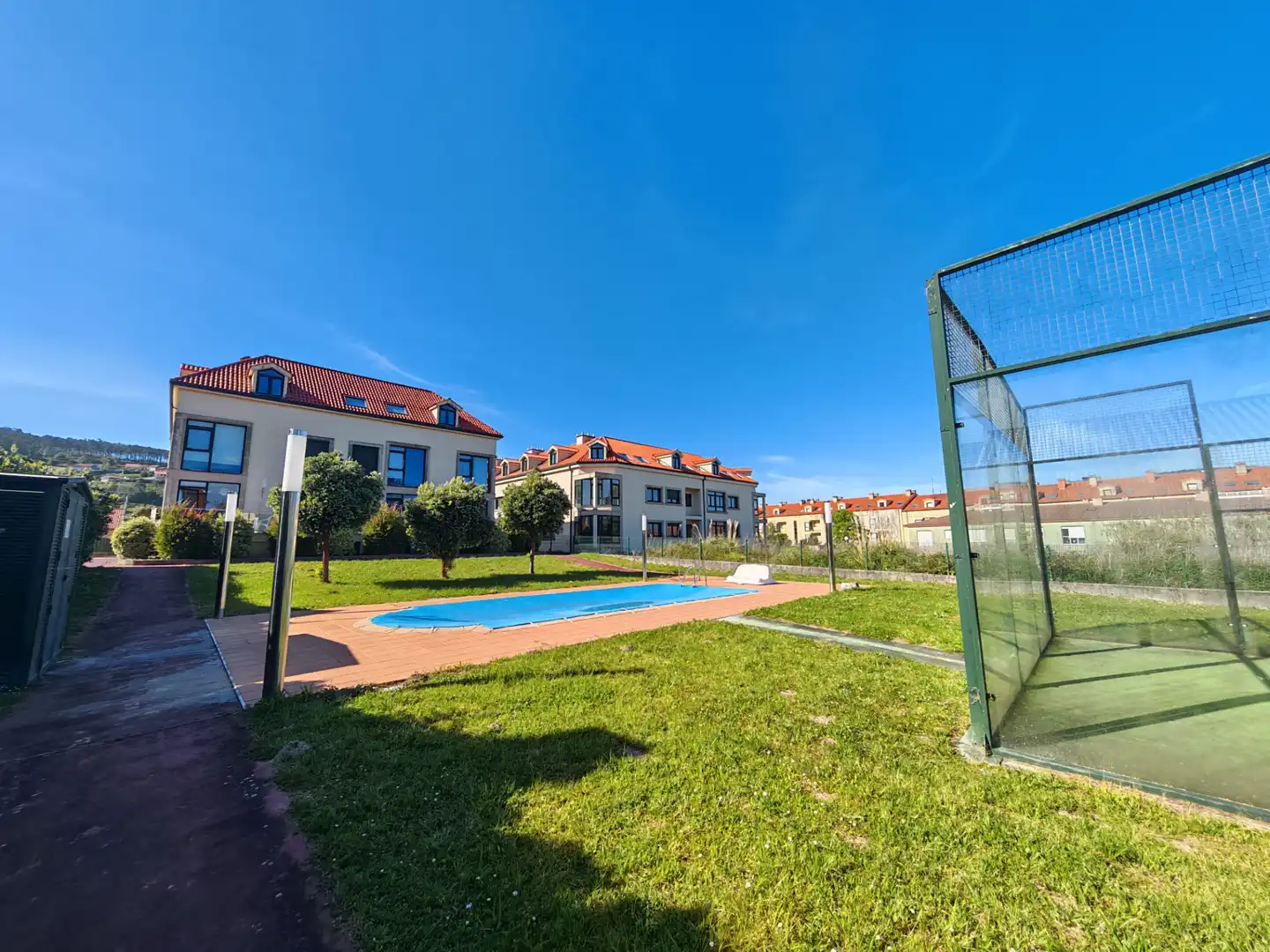 Piscina de Apartament de lloguer en Fisterra amb Terrassa, Moblat i Forn