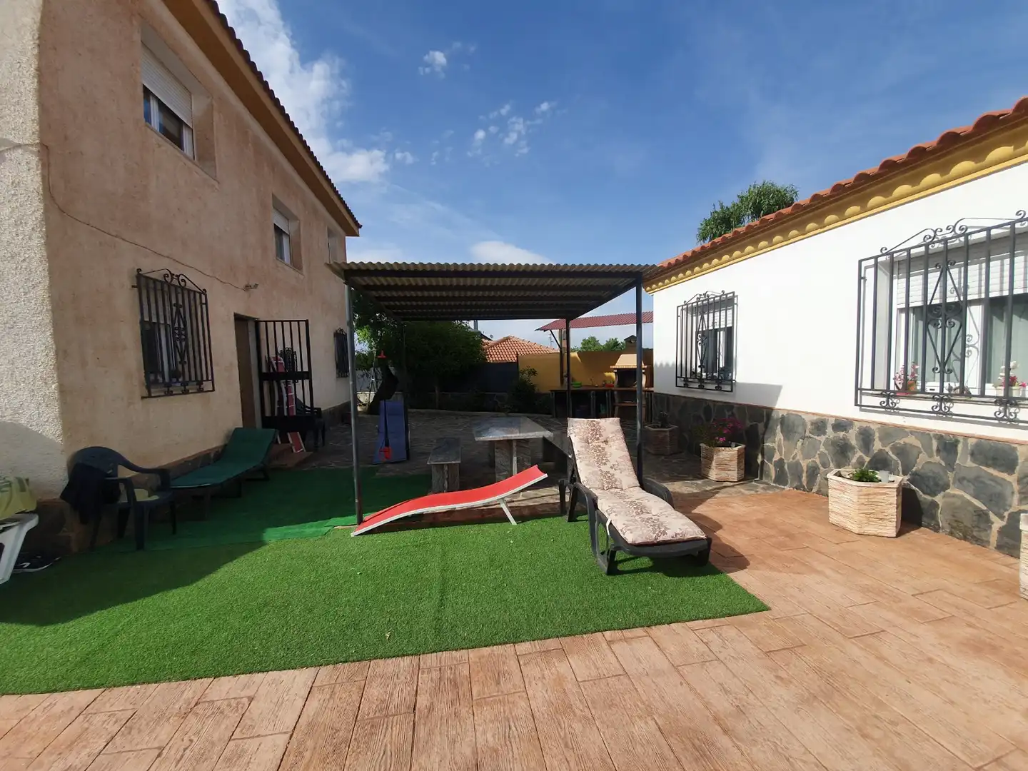 Terraza de Casa o chalet de alquiler en Lanteira con Piscina, Amueblado y Se aceptan mascotas